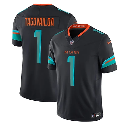 Men's Nike Tua Tagovailoa Pitch Blue Miami Dolphins 2025 Rivalries Collection Limited Jersey