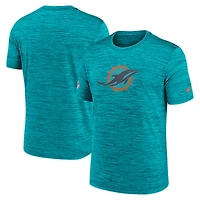 T-shirt Nike Turbo Green Miami Dolphins 2025 Rivalries Collection Sideline Velocity Dri-FIT pour homme