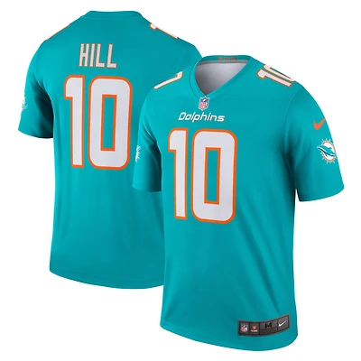 Men's Nike Tyreek Hill Aqua Miami Dolphins Legend Player Performance Top