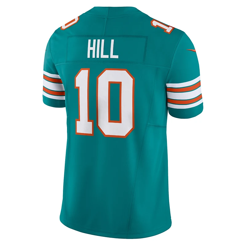 Men's Nike Tyreek Hill Aqua Miami Dolphins Vapor F.U.S.E. Limited Jersey