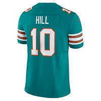 Men's Nike Tyreek Hill Aqua Miami Dolphins Vapor F.U.S.E. Limited Jersey