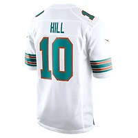 Maillot de match alternatif Nike Tyreek Hill pour hommes des Dolphins Miami, blanc