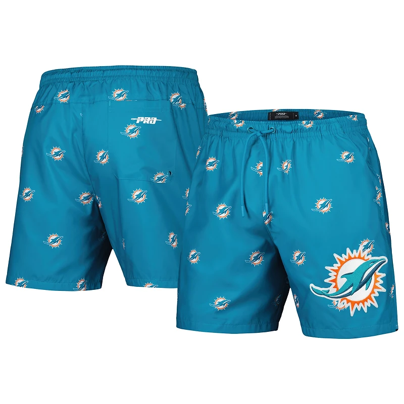Short avec mini logo imprimé sur l'ensemble Pro Standard Aqua Miami Dolphins pour hommes