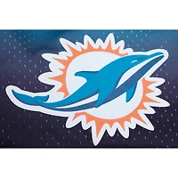 Men's Pro Standard Black/Aqua Miami Dolphins Ombre Mesh Shorts