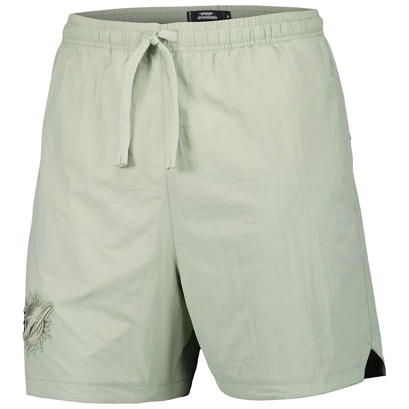 Men's Pro Standard  Light Green Miami Dolphins Neutrals 2.0 Woven Shorts
