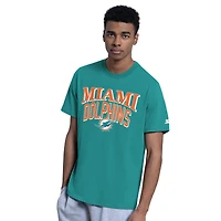 Ensemble de deux t-shirts à logo Miami Dolphins Starter pour homme, coloris turquoise/gris.