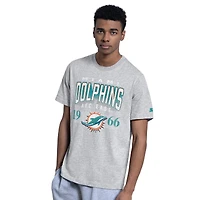 Men's Starter  Aqua/Gray Miami Dolphins Two-Pack Logo T-Shirt Set