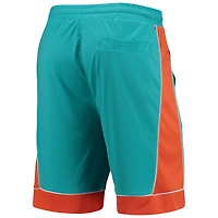 Short mode préféré des fans Dolphins de Miami Starter Aqua/Orange pour homme