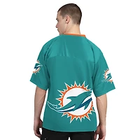 Men's Starter Aqua/White Miami Dolphins Short Sleeve & Long T-Shirt Combo Pack