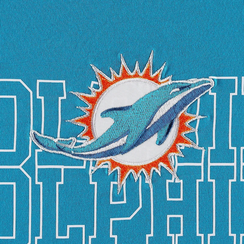 T-shirt Tommy Hilfiger Aqua Miami Dolphins Liam pour homme