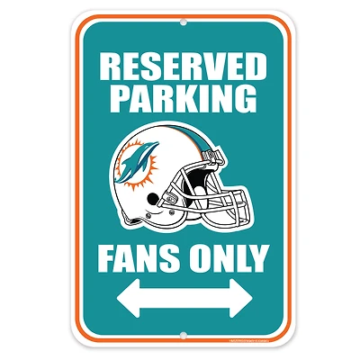Parking Miami Dolphins 10 "x 15" - Panneau