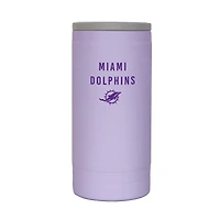 Miami Dolphins 12oz. Lavender Soft Touch Slim Coolie