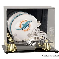 Miami Dolphins (2013-Present) Golden Classic Mini Helmet Display Case