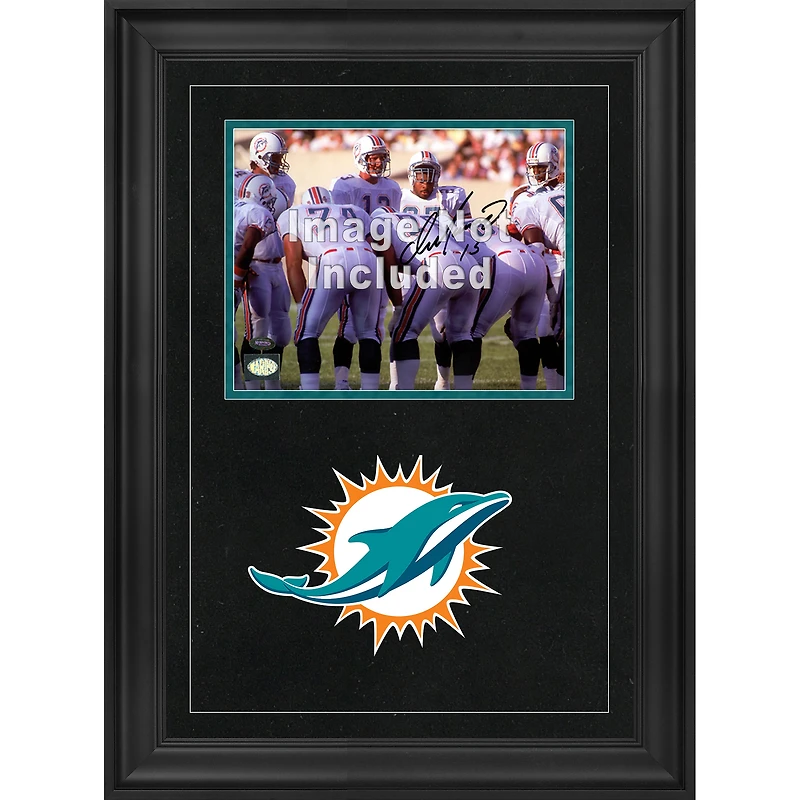 Miami Dolphins 8'' x 10'' Deluxe Horizontal Photograph Frame with Team Logo