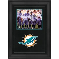 Miami Dolphins 8'' x 10'' Deluxe Horizontal Photograph Frame with Team Logo