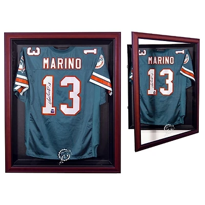 Miami Dolphins Mahogany Framed Jersey Display Case