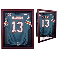 Miami Dolphins Mahogany Framed Jersey Display Case