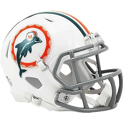 Mini casque Riddell 2022 Tribute Speed des Dolphins de Miami
