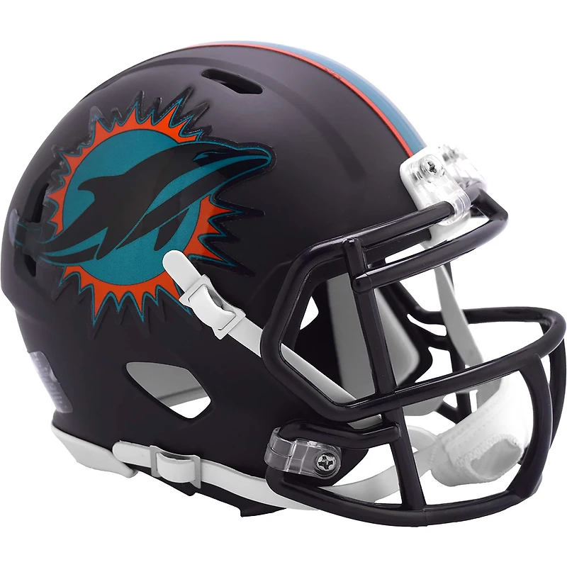 Miami Dolphins Riddell 2025 Rivalries Collection On-Field Alternate Speed Mini Helmet