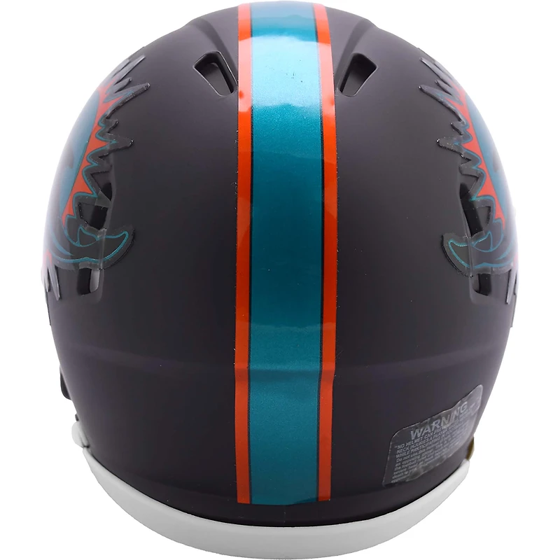 Miami Dolphins Riddell 2025 Rivalries Collection On-Field Alternate Speed Mini Helmet