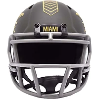 Miami Dolphins Riddell 2025 Salute to Service Speed Mini Helmet