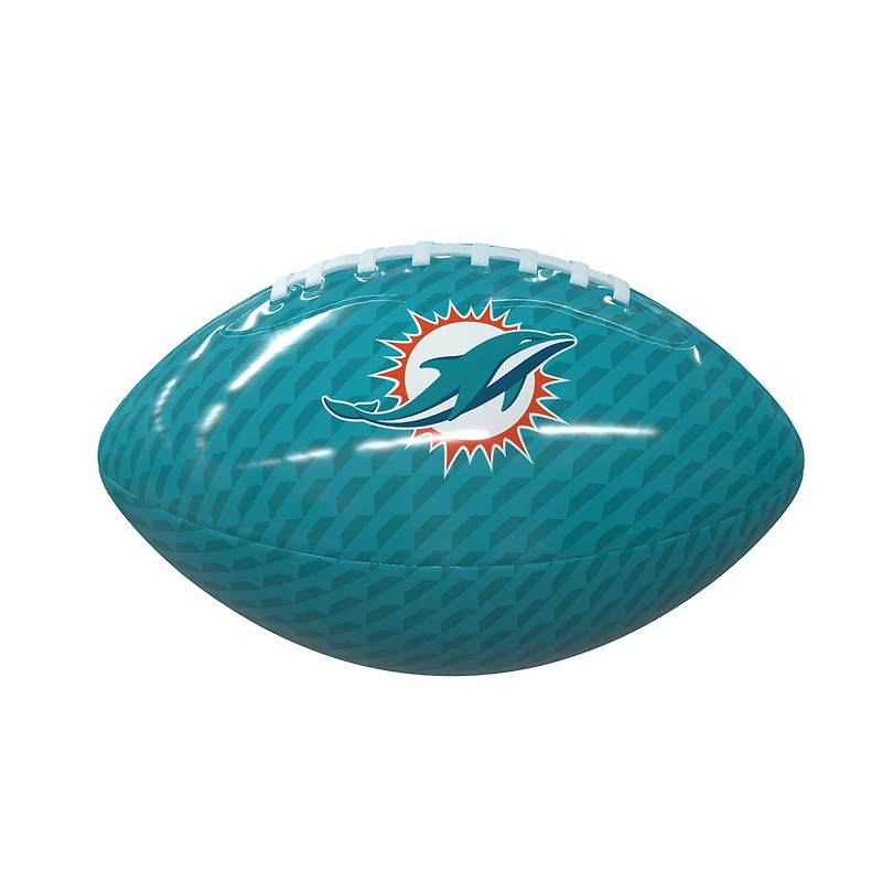 Mini ballon de football en caoutchouc brillant des Dolphins de Miami