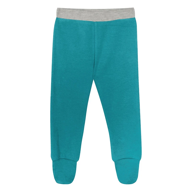 Newborn & Infant Miami Dolphins Little Champ Long Sleeve Bodysuit, Pants Cuffed Knit Hat 3-Piece Set