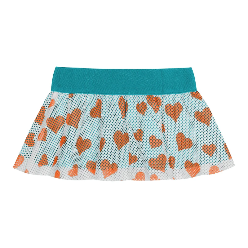 Ensemble body et jupe pour nouveau-né bébé Miami Dolphins Love My Team