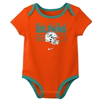 Ensemble trois pièces Nike Miami Dolphins pour nouveau-né et bébé