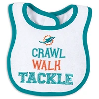 Ensemble de nuit et jeu pour nouveau-nés nourrissons par Erin Andrews Miami Dolphins