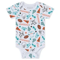 Newborn & Infant WEAR by Erin Andrews Miami Dolphins Three-Piece Turn Me Around Bodysuits Pant Set