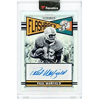 Paul Warfield Miami Dolphins Autographed 2025 Panini Prizm Flashback Silver Prizm #FLA-PWD #28/149 Card