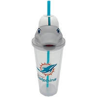 Gobelet Pegasus Miami Dolphins avec couvercle mascotte (680 ml)