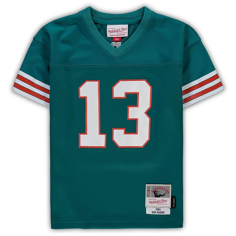 Preschool Mitchell & Ness Dan Marino Aqua Miami Dolphins 1984 Retired Legacy Jersey