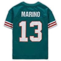 Maillot préscolaire Mitchell & Ness Dan Marino Aqua Miami Dolphins 1984 retraité Legacy
