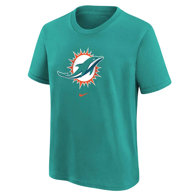 T-shirt préscolaire Nike Aqua Miami Dolphins Logo