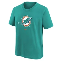 T-shirt préscolaire Nike Aqua Miami Dolphins Logo
