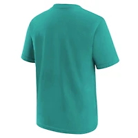 Preschool Nike Aqua Miami Dolphins Logo T-Shirt