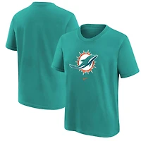 T-shirt préscolaire Nike Aqua Miami Dolphins Logo