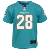Preschool Nike De’Von Achane Aqua Miami Dolphins Team Game Jersey