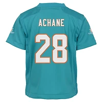 Preschool Nike De’Von Achane Aqua Miami Dolphins Team Game Jersey