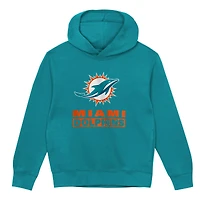 Preschool Outerstuff  Aqua Miami Dolphins Back to Basics Hoodie
