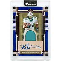 Ricky Williams Miami Dolphins Autographed 2022 Panini Legacy Relic Blue #LPA-RW #3/25 Card