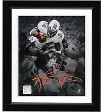 Ricky Williams Miami Dolphins Autographed 8" x 10" Touchdown Leap Spotlight Photograph