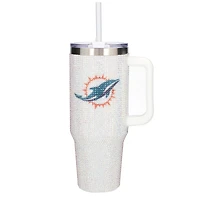 Verre à bière Bling Colossal de 40 oz des Dolphins de Miami de The Memory Company