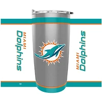 The Sports Vault Miami Dolphins 20oz. Stainless Steel Tumbler