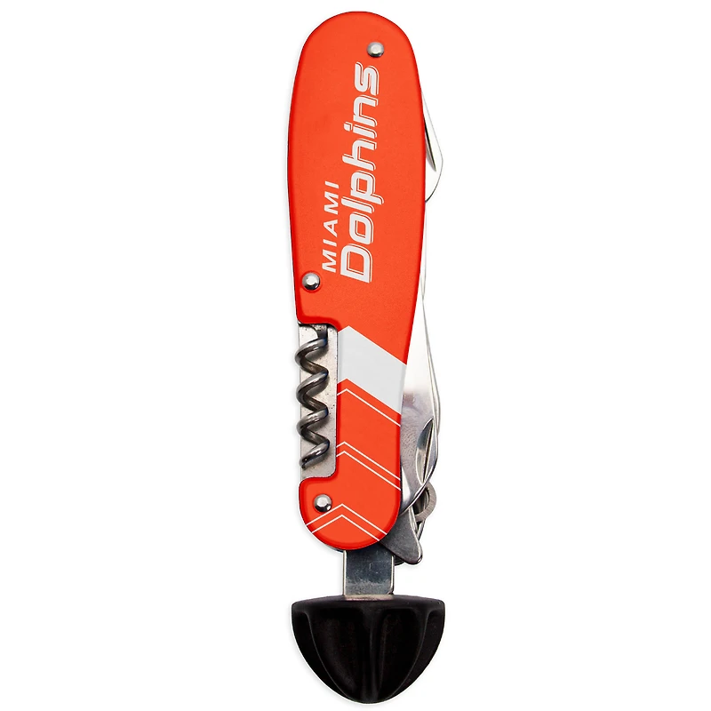 The Sports Vault Miami Dolphins - Outil multifonction pour barman 8 pièces