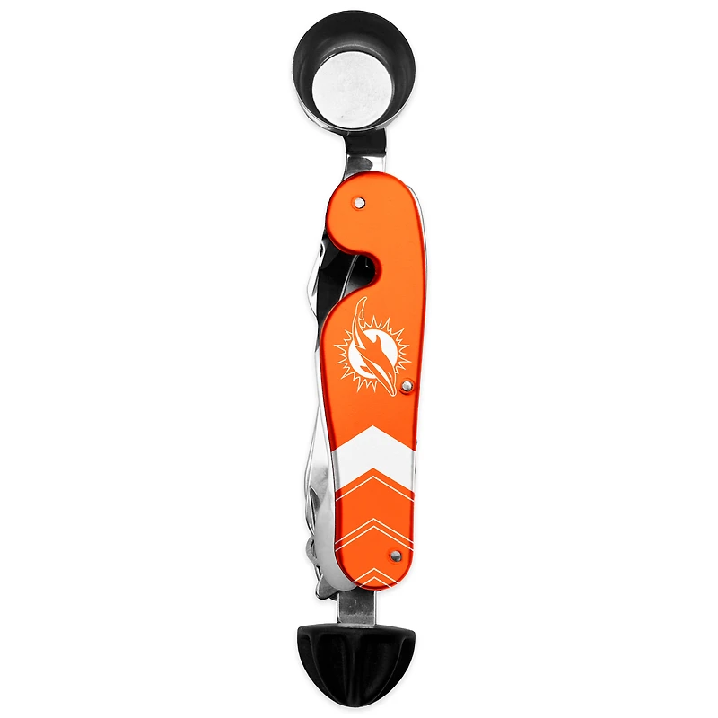 The Sports Vault Miami Dolphins - Outil multifonction pour barman 8 pièces