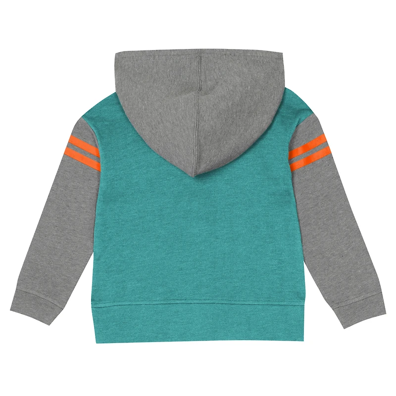 Ensemble deux pièces pour tout-petits avec haut à capuche manches longues et leggings Miami Dolphins Club House