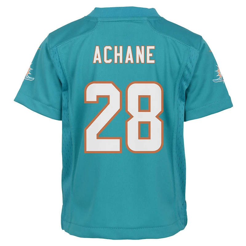 Toddler Nike De’Von Achane Aqua Miami Dolphins Game Jersey
